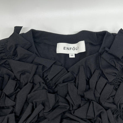 ENFOLD エンフォルド 300JS280-2331 ブラック ALIEN SKIN T-SHIRT トップス