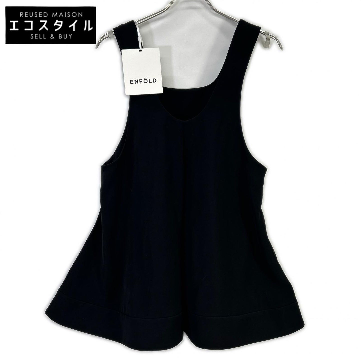 ENFOLD エンフォルド 300JS430-1031 2WAY FLARE VEST トップス