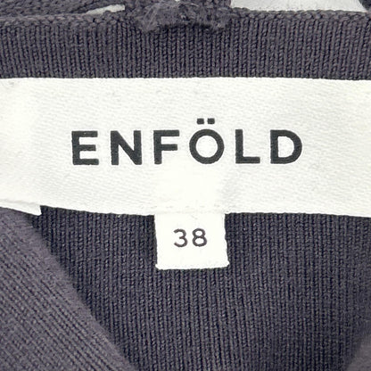 ENFOLD エンフォルド 300FA233-1010 スリーブコンビロングワンピース ワンピース