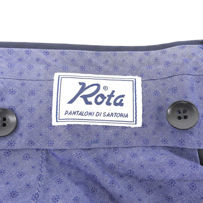 Rota ロータ ワンタック コットン スラックス ボトムス メンズ ネイビー 48 ボトムス