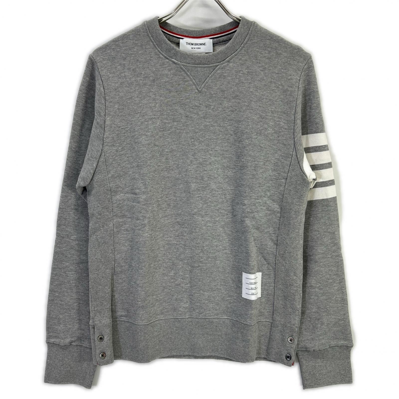 THOM BROWNE トムブラウン MJT021H-00535068 クラシック ループバック 4BARスウェットシャツ トップス