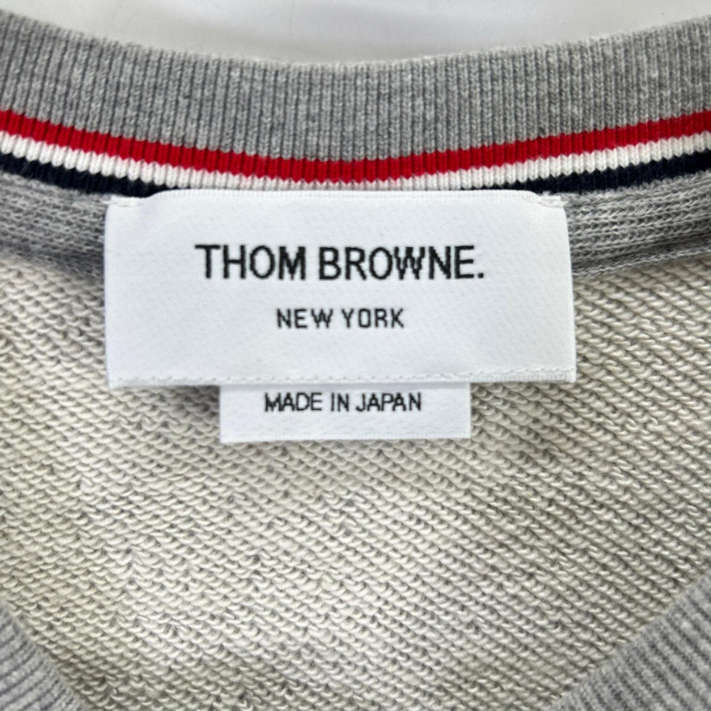 THOM BROWNE トムブラウン MJT021H-00535068 クラシック ループバック 4BARスウェットシャツ トップス