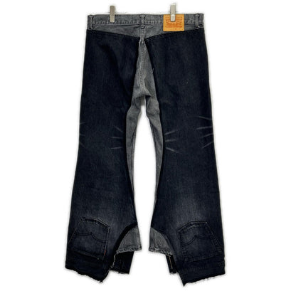 JUNYA WATANABE MAN ×Levi’s WO-P218 reconstructed flared denim pants Bottoms