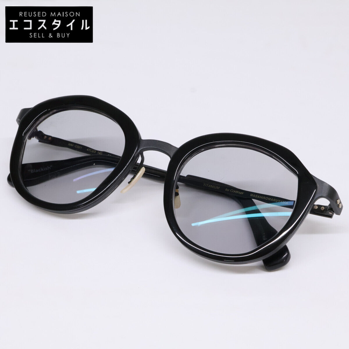 MASAHIROMARUYAMA マサヒロマルヤマ 【美品】for Continuer MM-C001 Blackish アイウェア サングラス