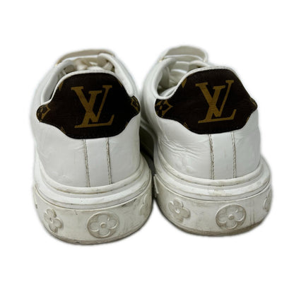 LOUIS VUITTON ルイヴィトン タイムアウトライン モノグラムパターンレザー スニーカー シューズ