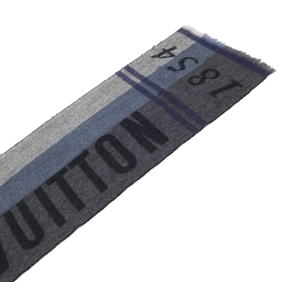 LOUIS VUITTON ルイヴィトン 408793 ロゴ入り カシミヤ混 マフラー
