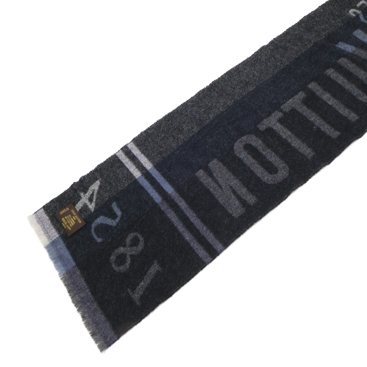 LOUIS VUITTON 408793 logo cashmere-blend scarf