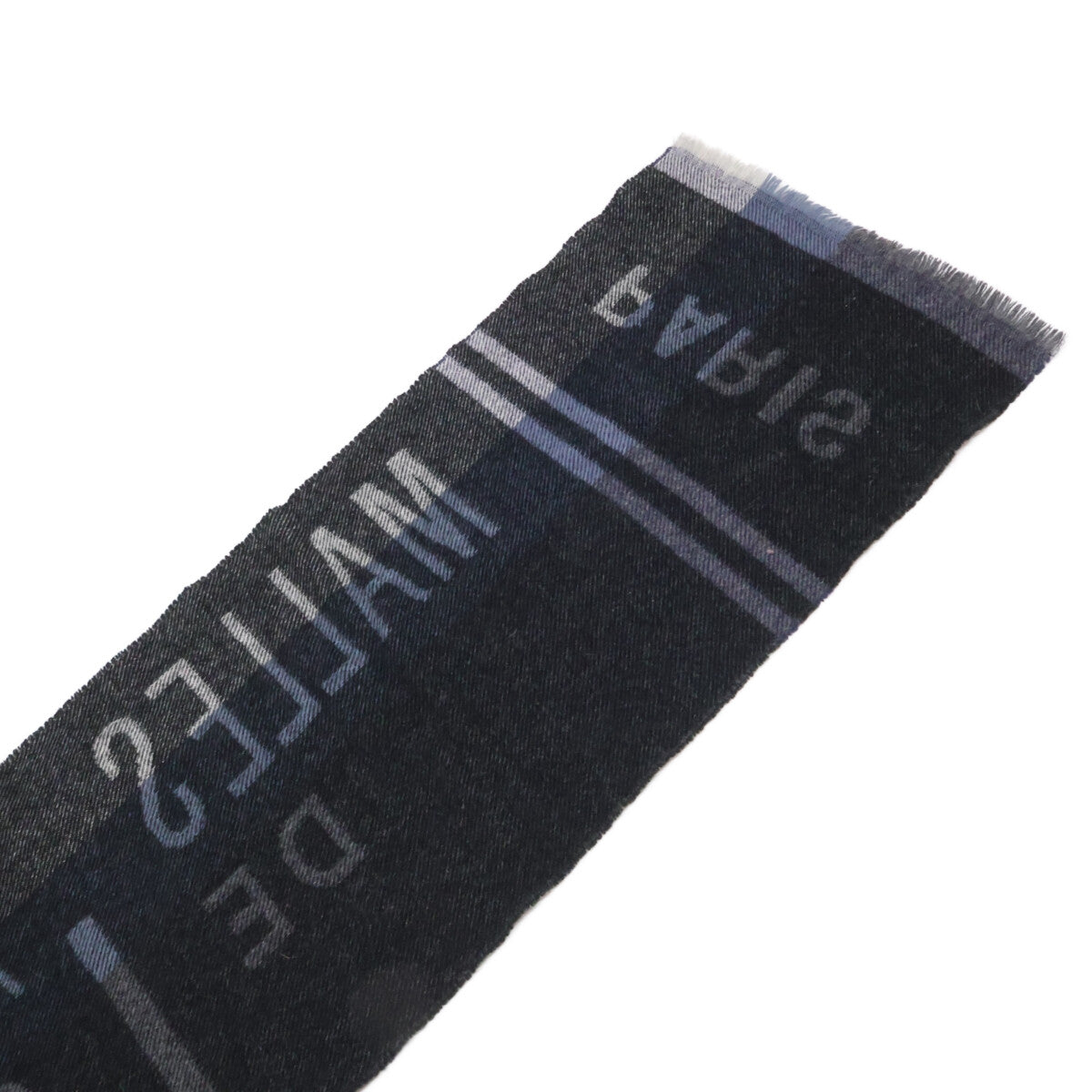 LOUIS VUITTON ルイヴィトン 408793 ロゴ入り カシミヤ混 マフラー