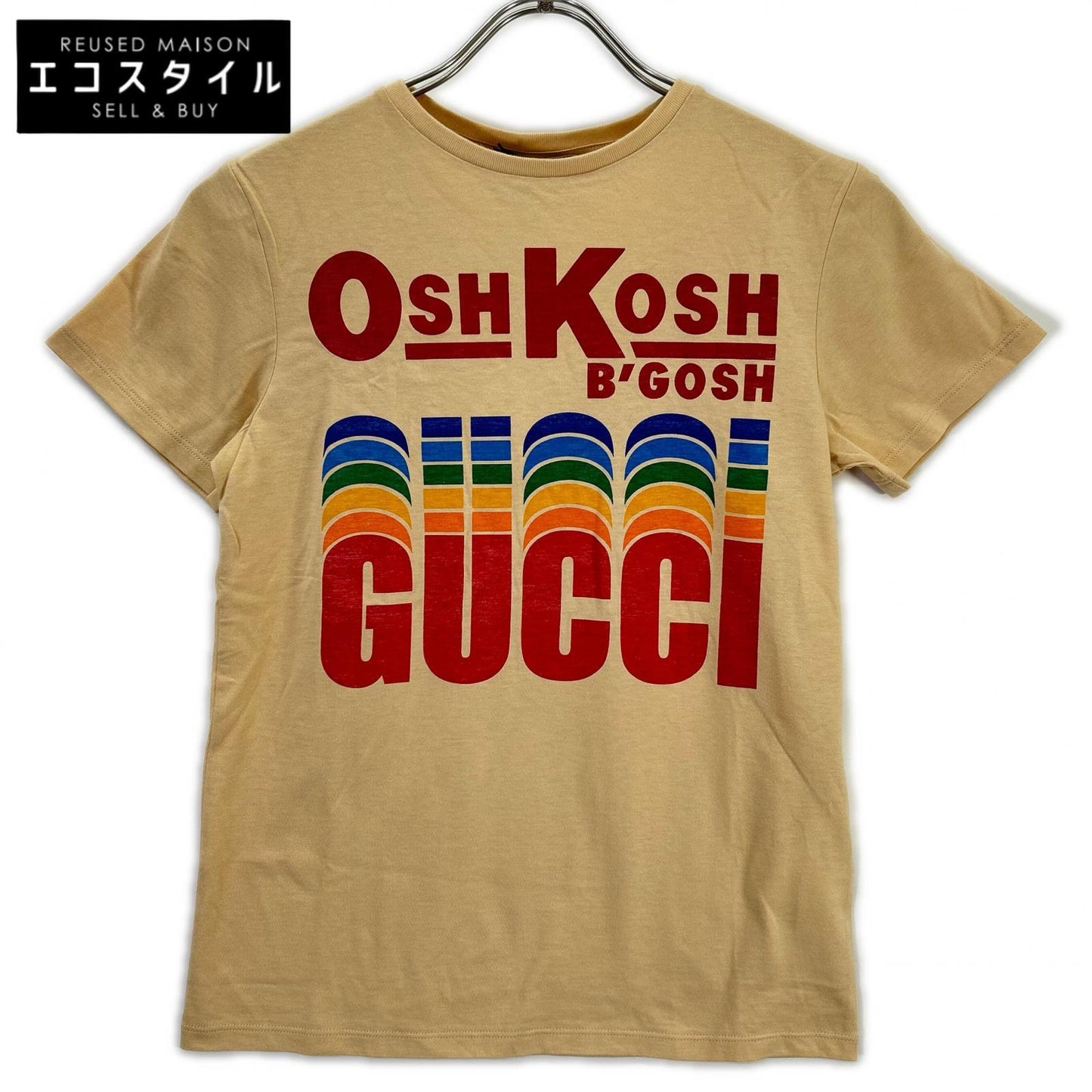 GUCCI グッチ ×OSHKOSHオシュコシュ 547559 ロゴプリントTシャツ トップス