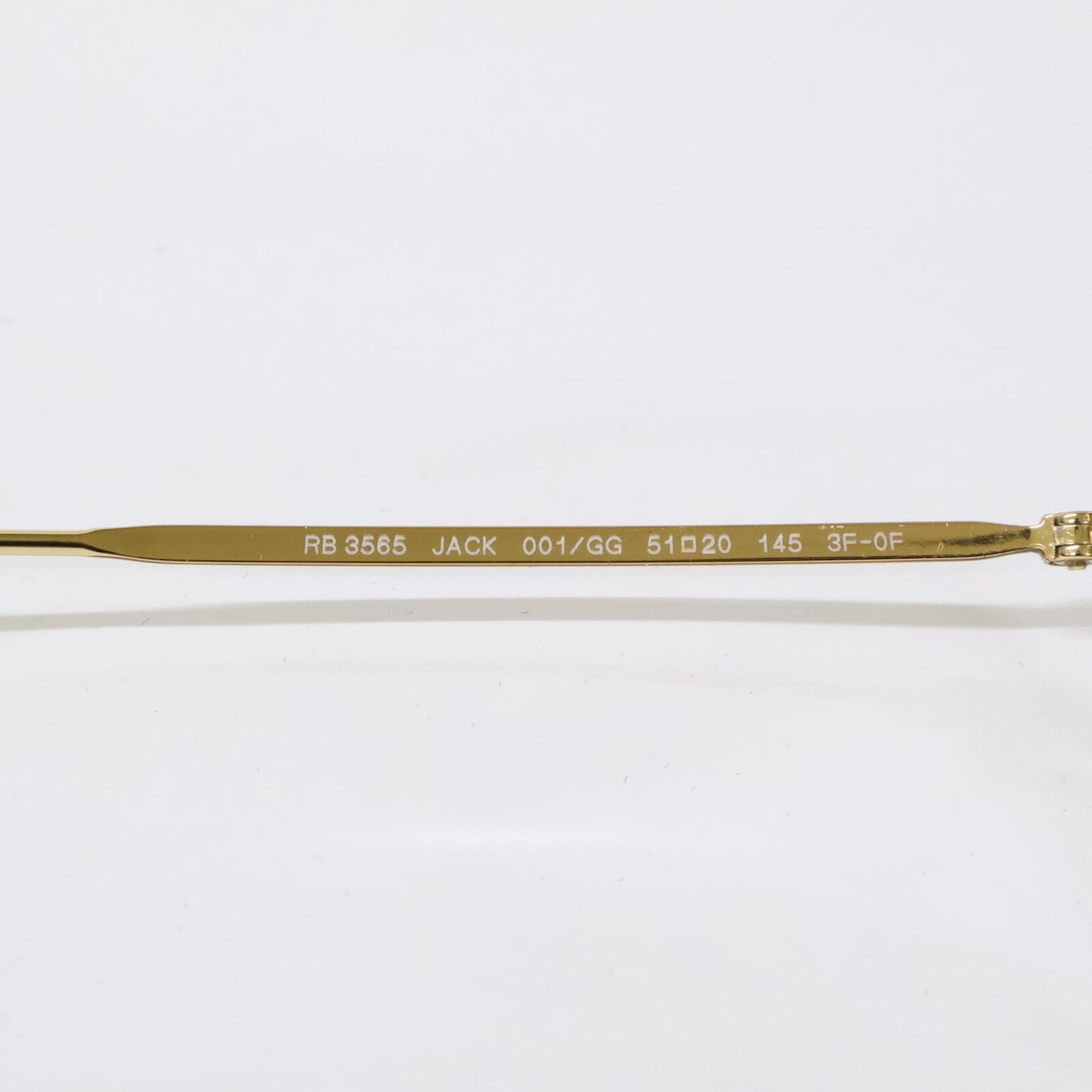 Ray-Ban レイバン 【美品】RB3565 001/GG RAYBAN JACK ジャック メタルフレーム 眼鏡