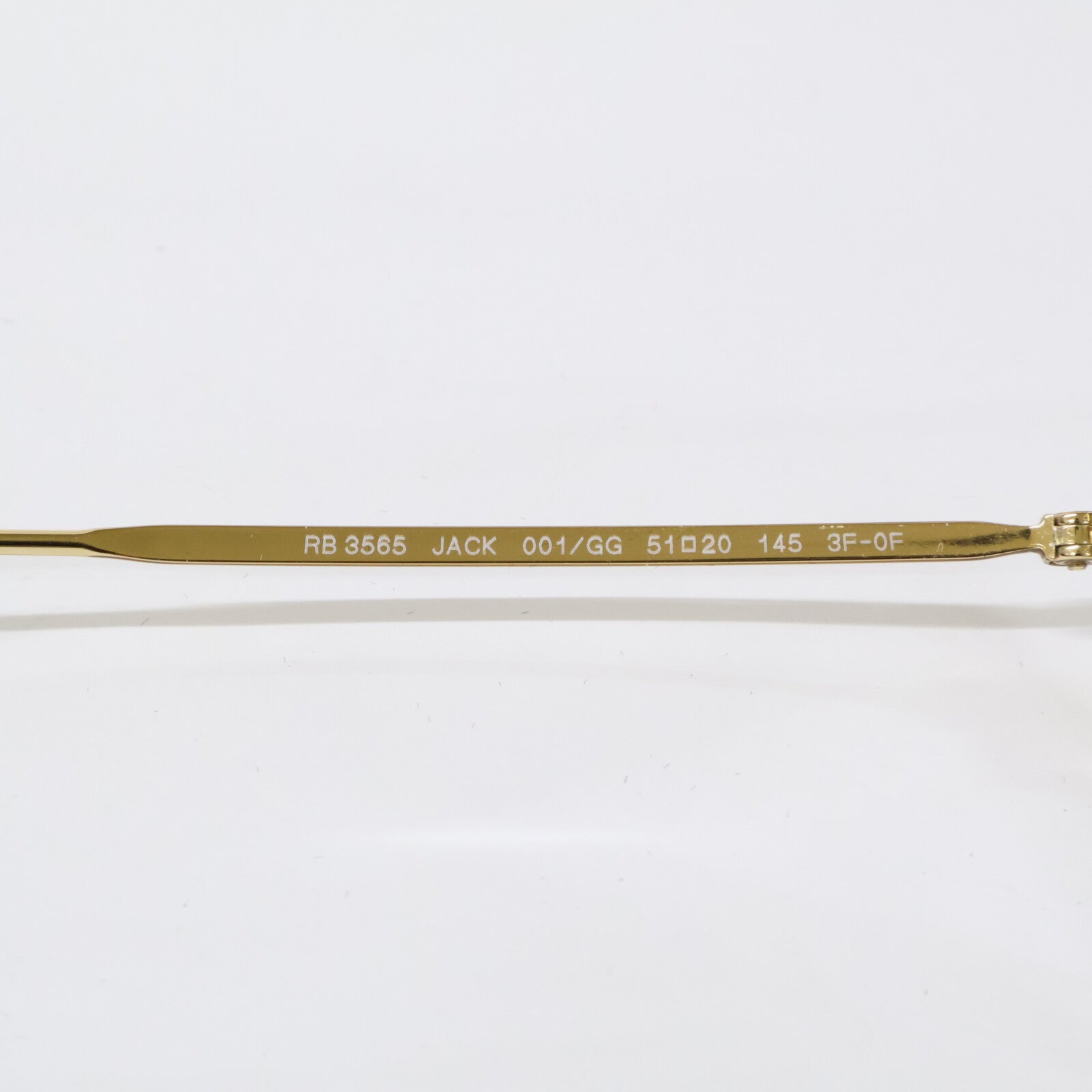 Ray-Ban レイバン 【美品】RB3565 001/GG RAYBAN JACK ジャック メタルフレーム 眼鏡