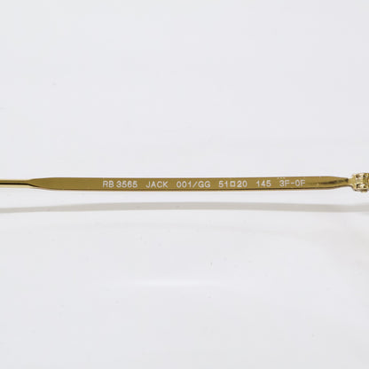 Ray-Ban レイバン 【美品】RB3565 001/GG RAYBAN JACK ジャック メタルフレーム 眼鏡