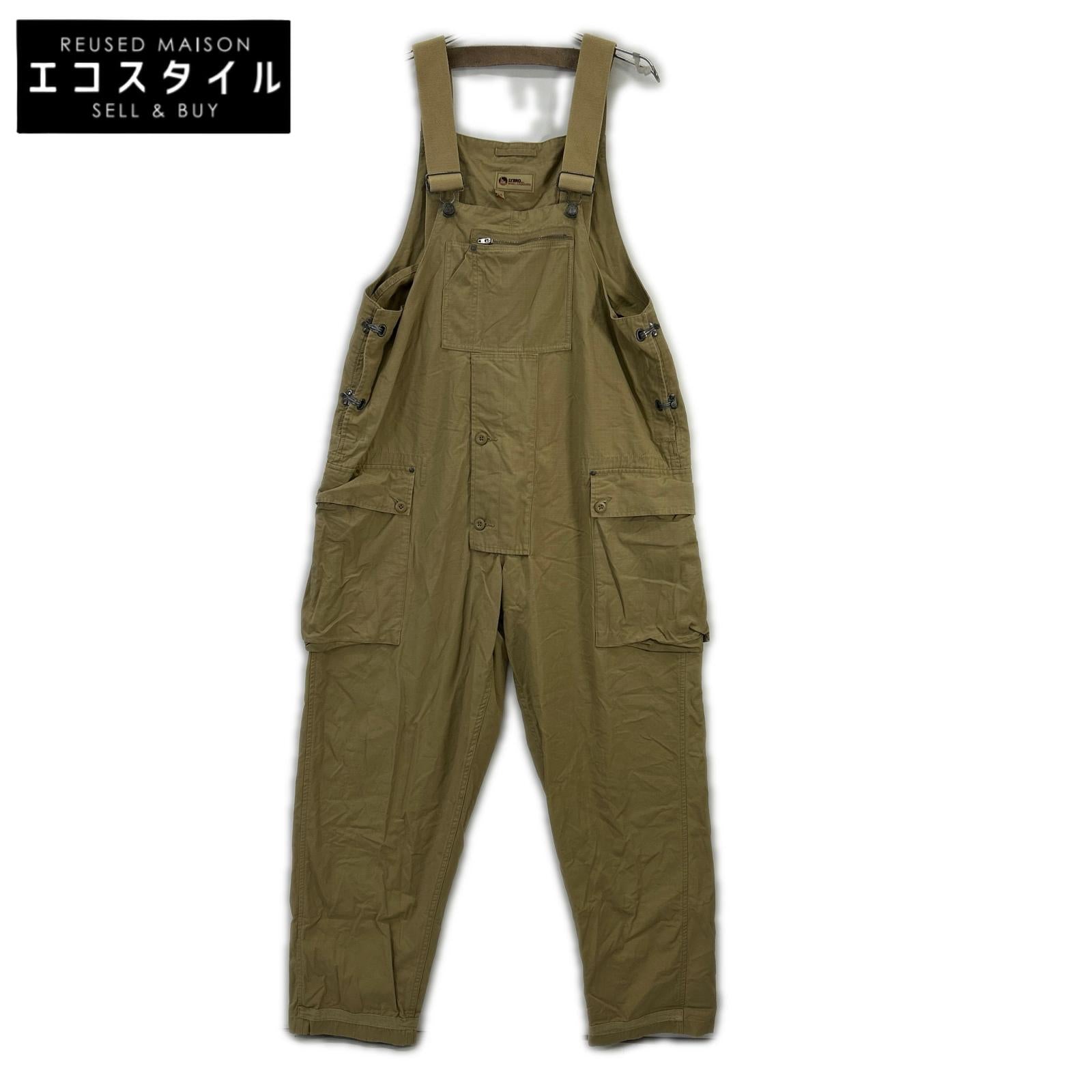 NIGEL CABOURN ナイジェルケーボン LYBRO 80451350540 P-56NAVAL DUNAGREECOTTON RIPSTOP オーバーオール オールインワン