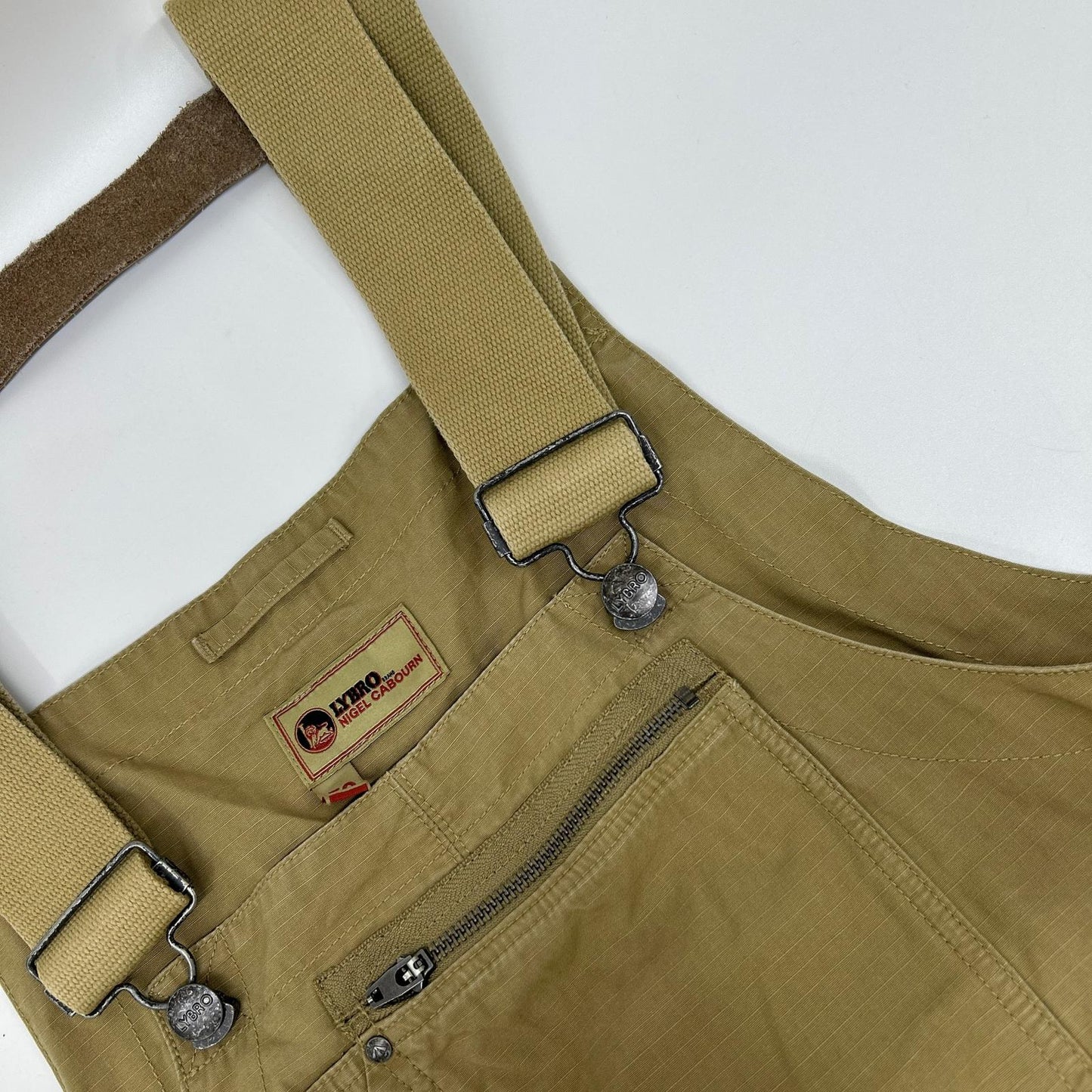 NIGEL CABOURN ナイジェルケーボン LYBRO 80451350540 P-56NAVAL DUNAGREECOTTON RIPSTOP オーバーオール オールインワン