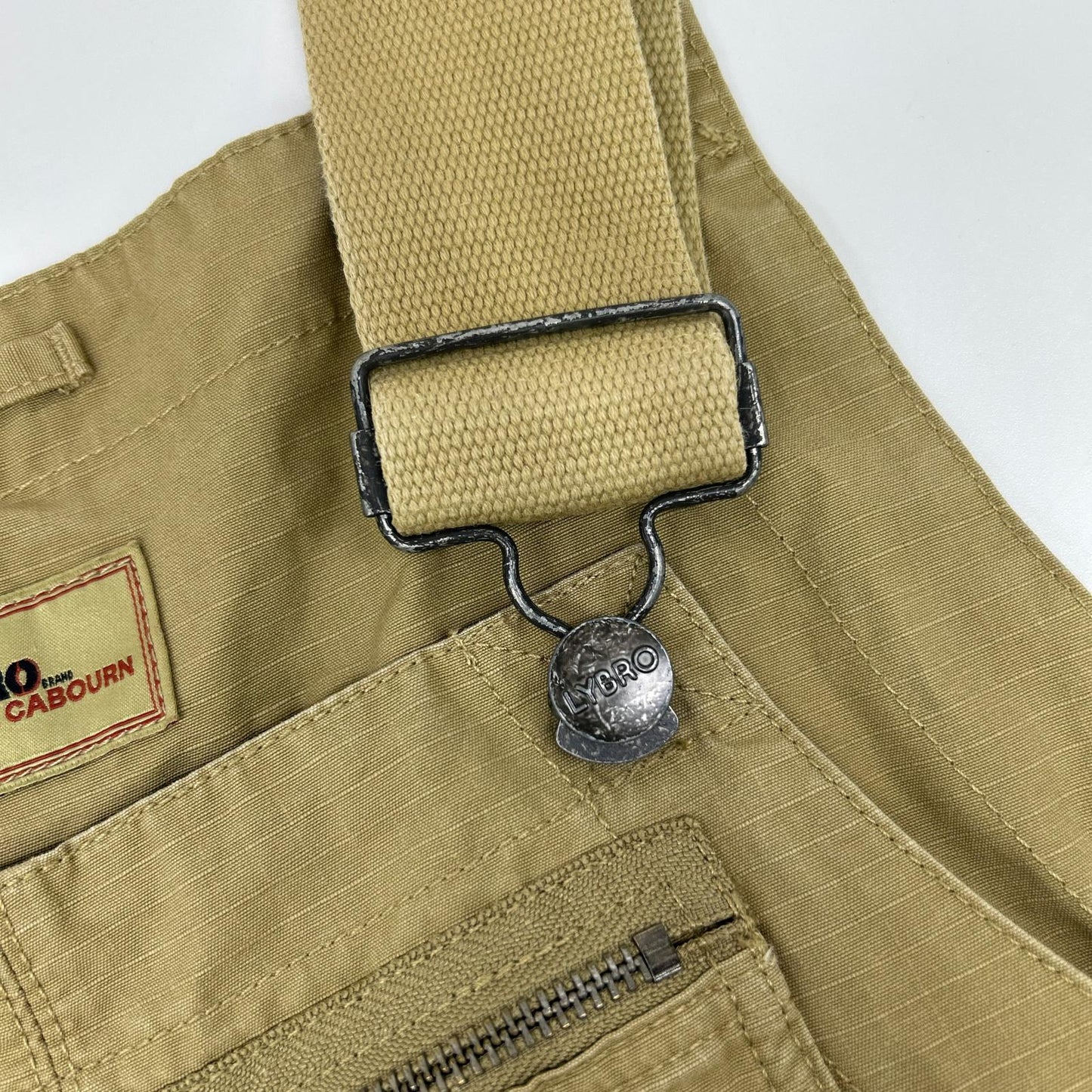 NIGEL CABOURN ナイジェルケーボン LYBRO 80451350540 P-56NAVAL DUNAGREECOTTON RIPSTOP オーバーオール オールインワン