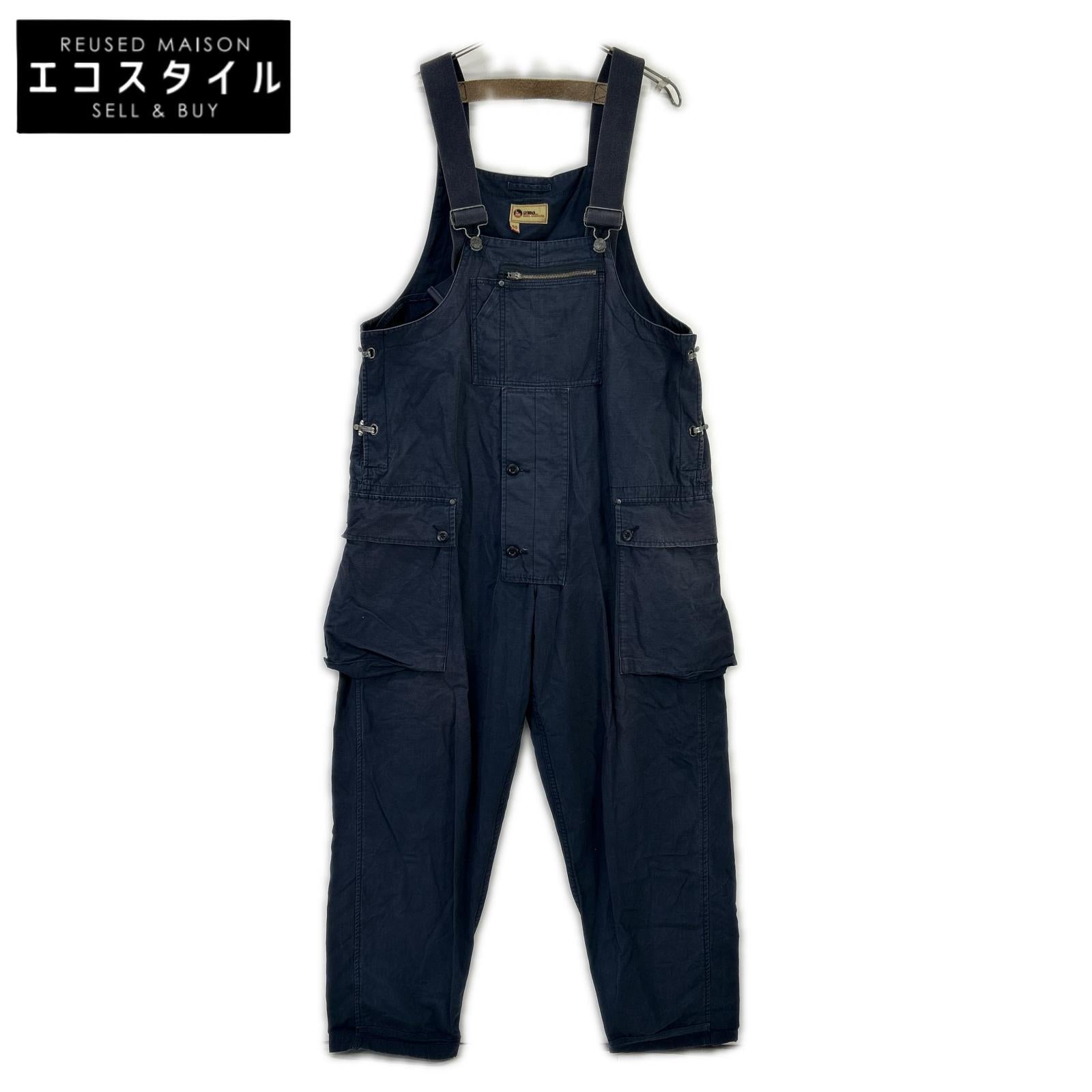 NIGEL CABOURN ナイジェルケーボン LYBRO 80451350540 P-56NAVAL DUNAGREECOTTON RIPSTOP オーバーオール オールインワン