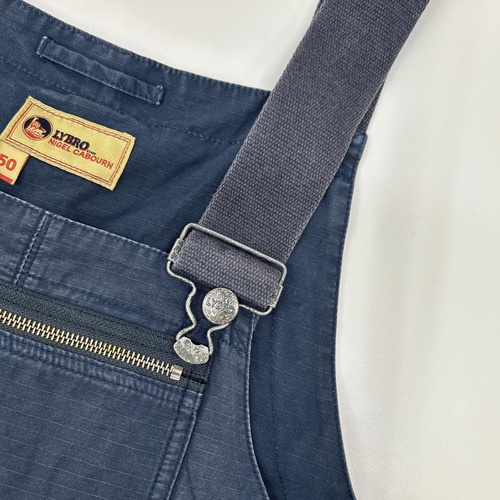 NIGEL CABOURN ナイジェルケーボン LYBRO 80451350540 P-56NAVAL DUNAGREECOTTON RIPSTOP オーバーオール オールインワン