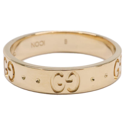GUCCI グッチ 仕上げ済み K18 GGアイコン スリム リング 指輪