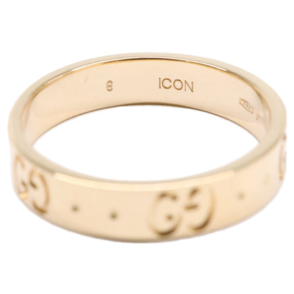 GUCCI グッチ 仕上げ済み K18 GGアイコン スリム リング 指輪