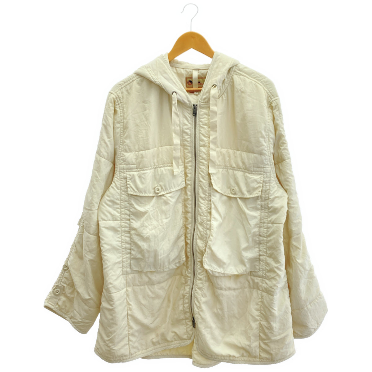 NIGEL CABOURN ナイジェルケーボン 8047-13-0050 ミッドフィールドライナーキルテッドフーディ トップス