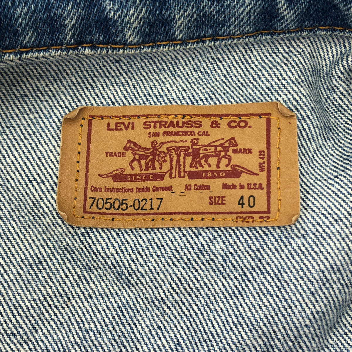 LEVI'S リーバイス 70505-0217 70sジージャン USA製 ボタン裏527 トップス