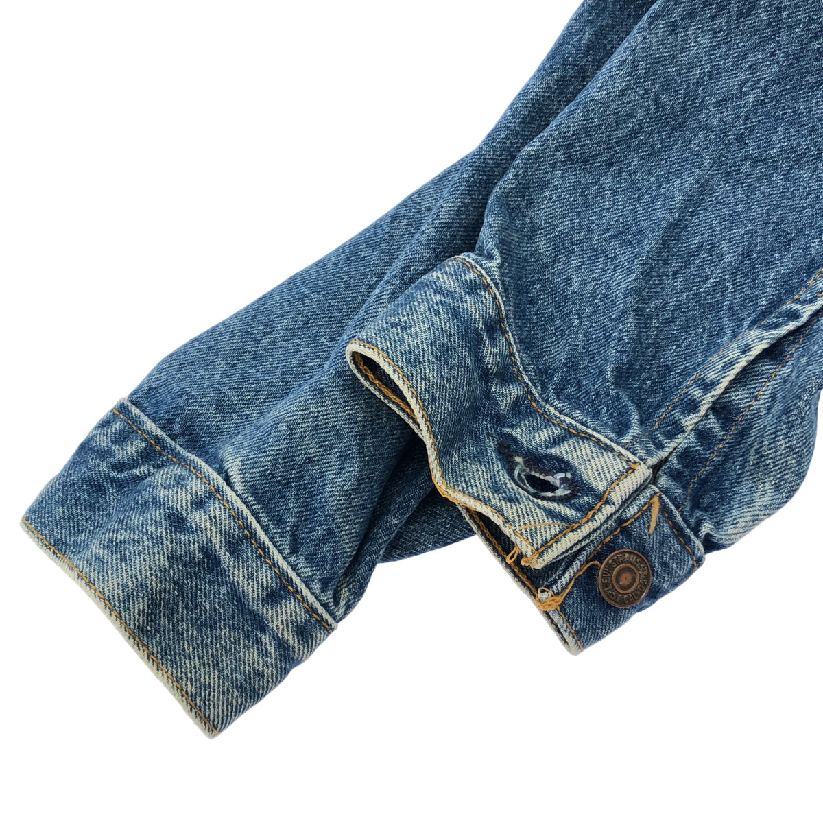 LEVI'S Levi's 70505-0217 70s Jean Jacket Made in USA Button Back 527 Top