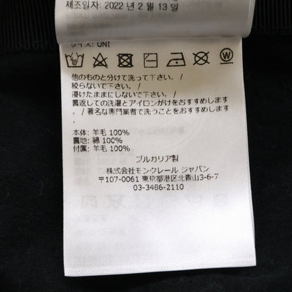 MONCLER モンクレール 22年製 H20913B00027 54233 BASEBALL ロゴ ウール ベースボールキャップ 帽子