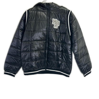 MIRROR9 black 2-way play padding jacket jacket