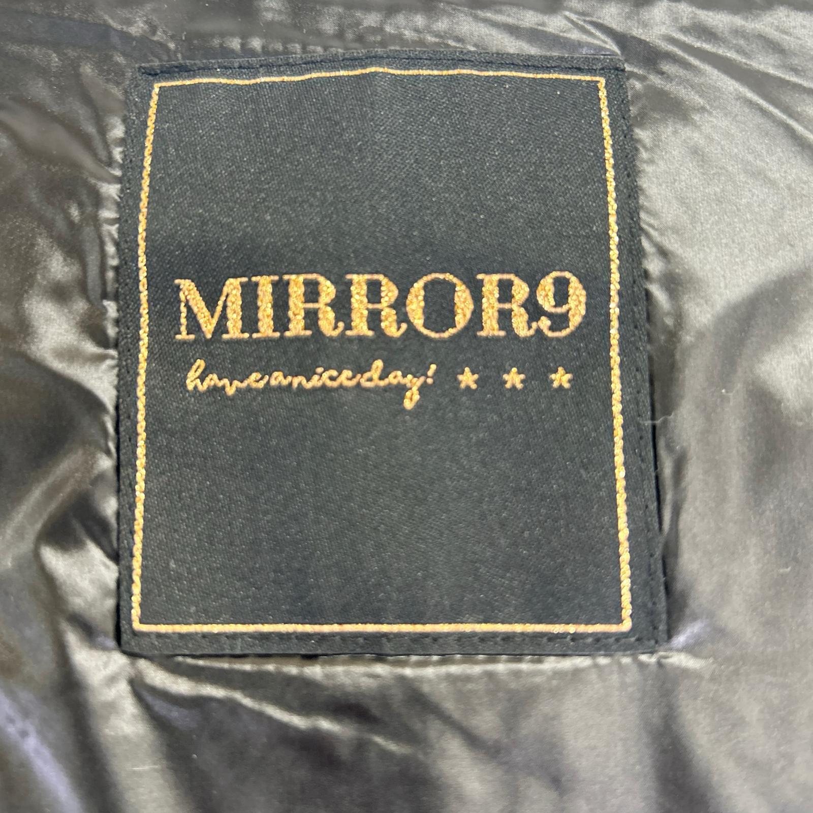 MIRROR9 black 2-way play padding jacket jacket