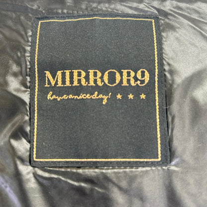 MIRROR9 black 2-way play padding jacket jacket