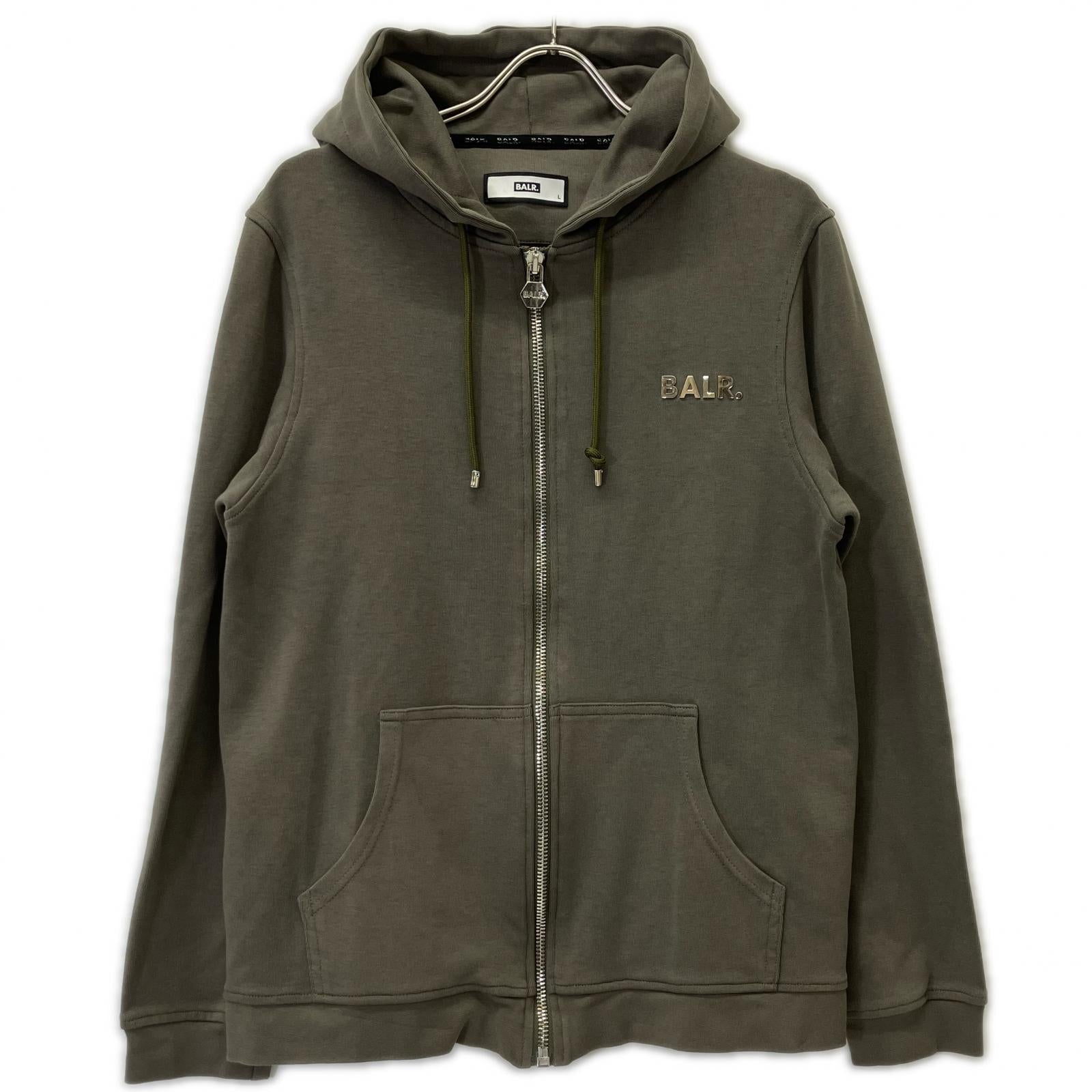 BALR. ボーラー 8719777190938 カーキ ジップアップパーカー トップス