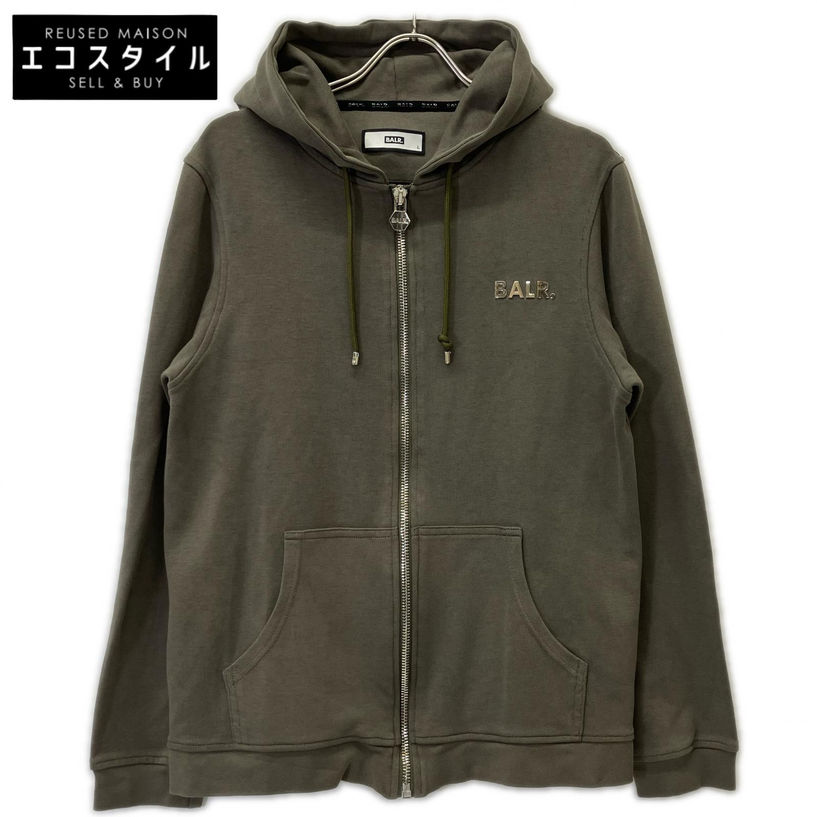 BALR. ボーラー 8719777190938 カーキ ジップアップパーカー トップス