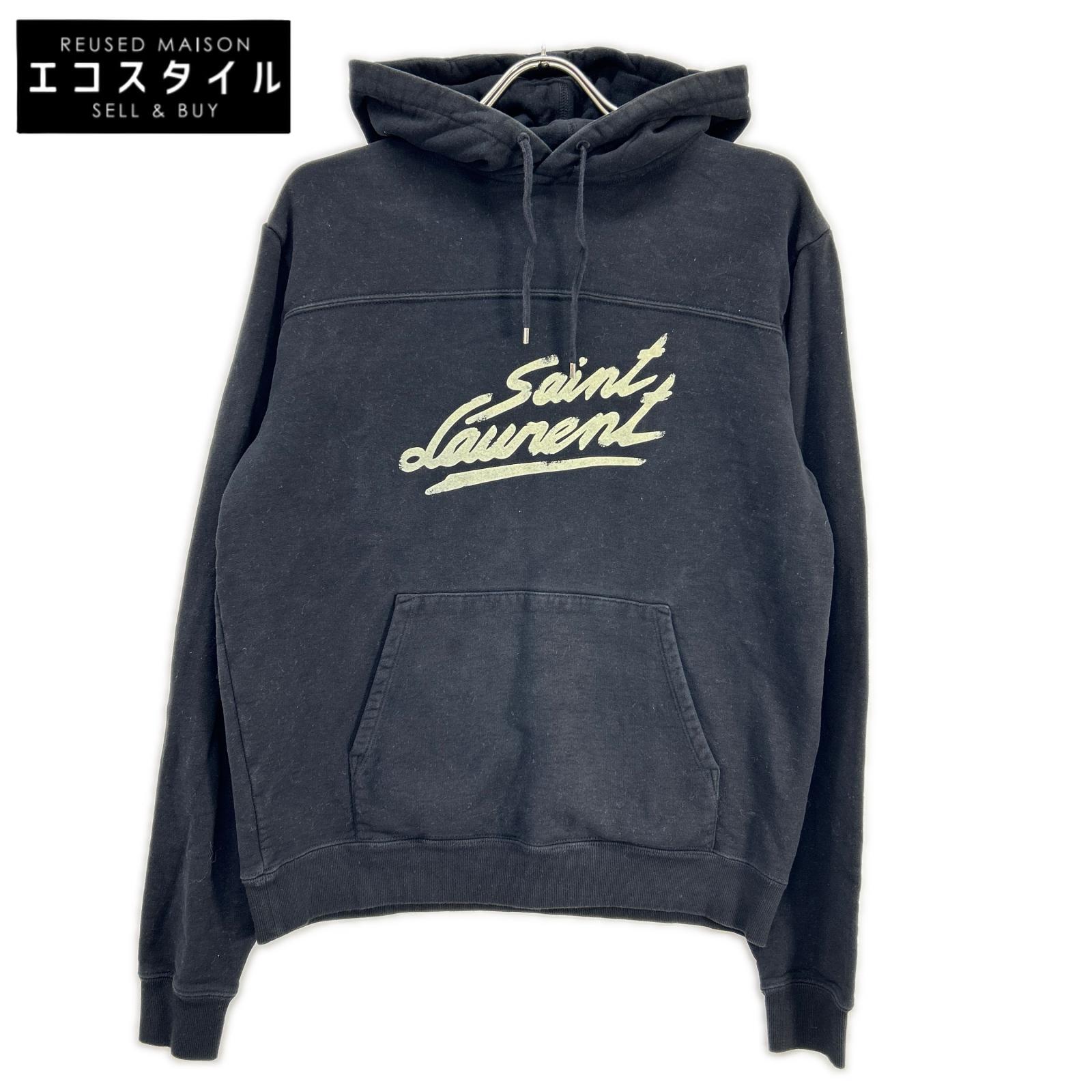 YvesSaintLaurent イヴサンローラン 677263 シグネチャー フロッキーロゴパーカー トップス