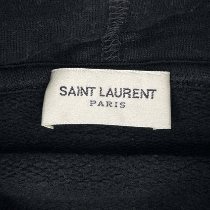 YvesSaintLaurent Yves Saint Laurent 677263 signature flocked-logo hoodie top