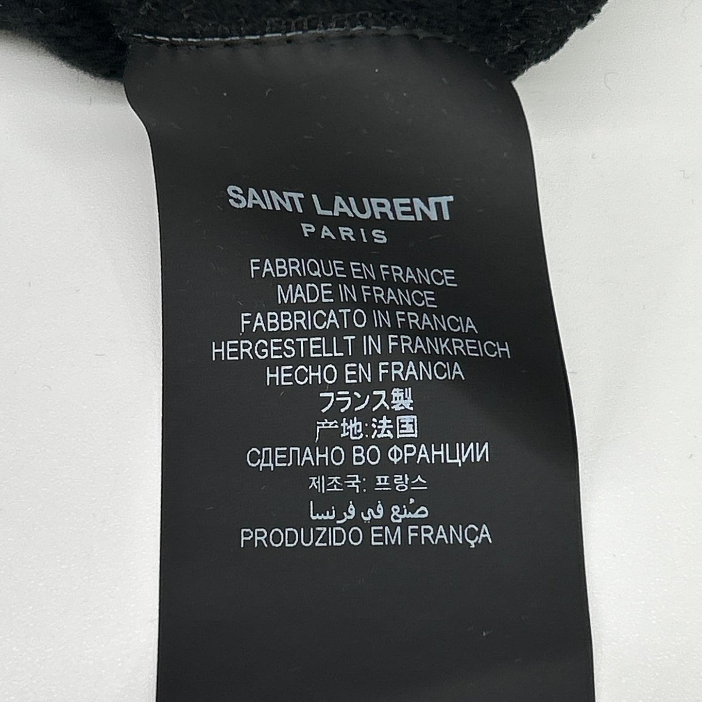 YvesSaintLaurent イヴサンローラン 677263 シグネチャー フロッキーロゴパーカー トップス