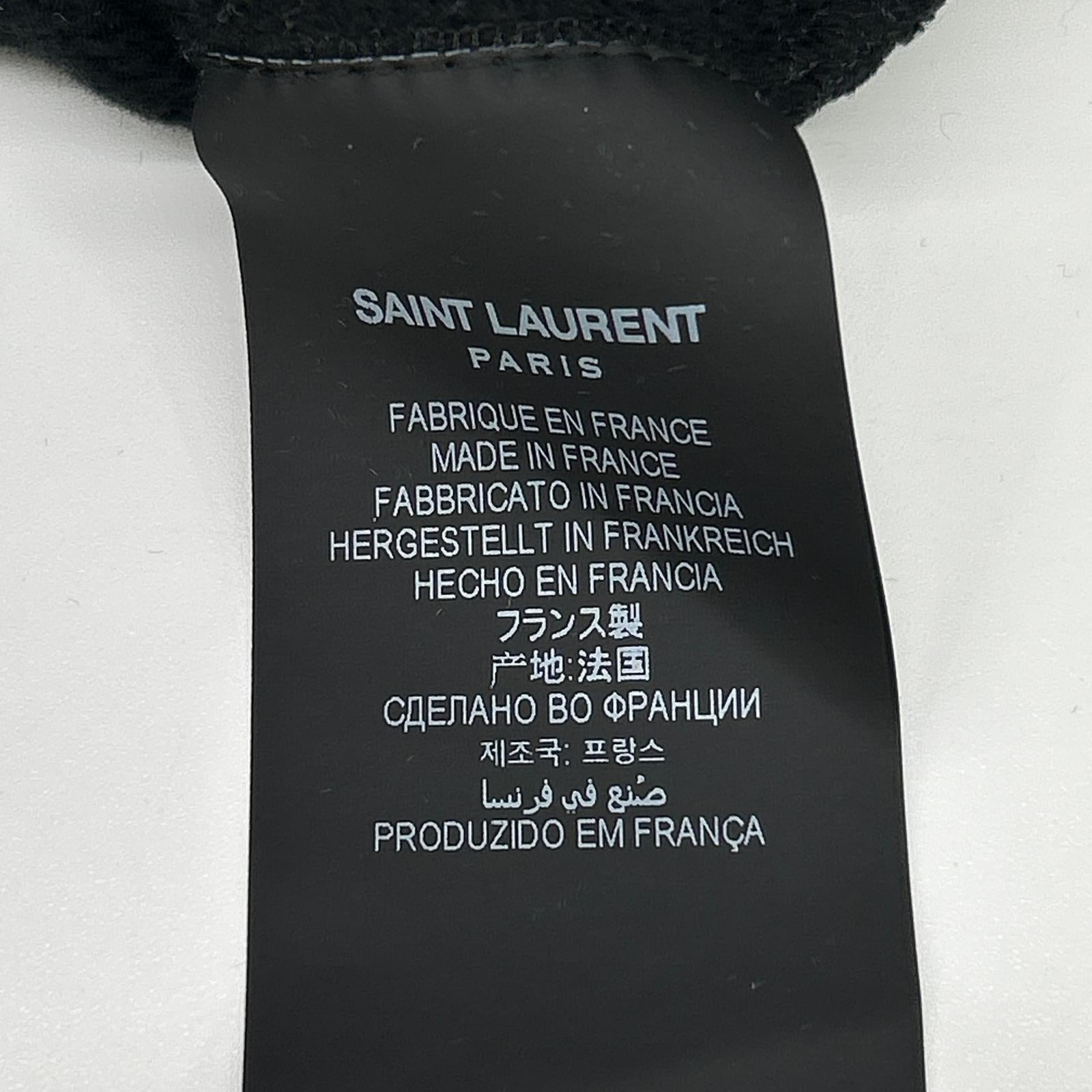 YvesSaintLaurent イヴサンローラン 677263 シグネチャー フロッキーロゴパーカー トップス