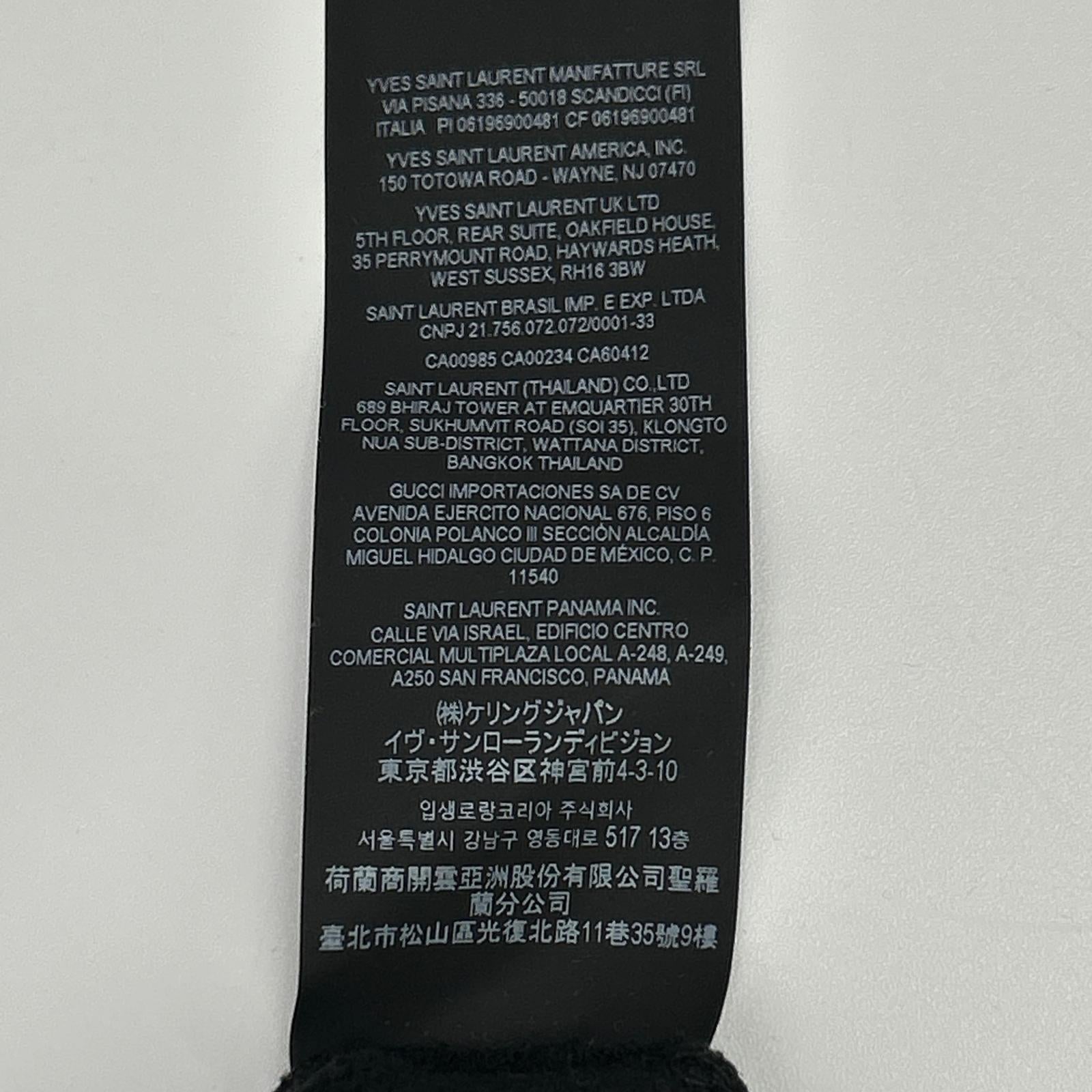 YvesSaintLaurent イヴサンローラン 677263 シグネチャー フロッキーロゴパーカー トップス