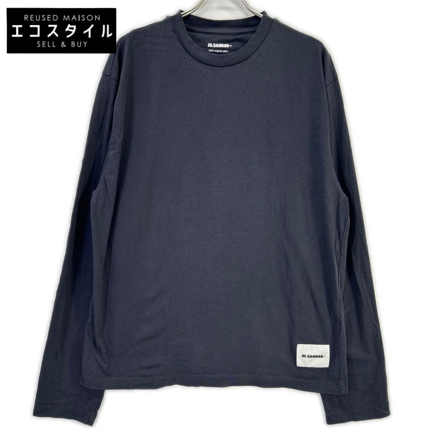JIL SANDER+ ジルサンダープラス J47GC002 24年製 ラベルタグ クルーネックロングTシャツ トップス