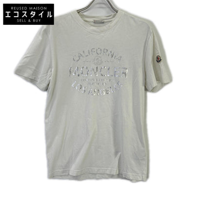 MONCLER モンクレール 23年製 メタリックフロントロゴ Tシャツ トップス