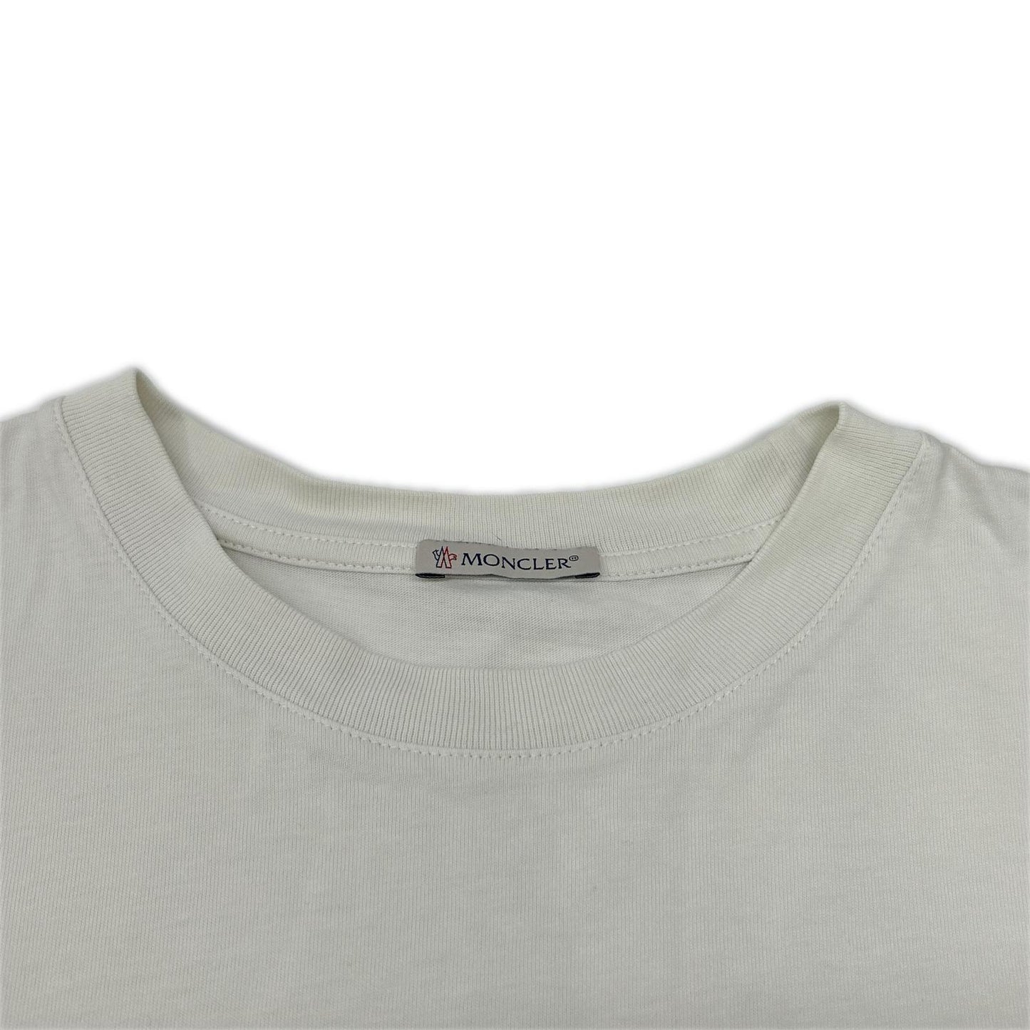 MONCLER モンクレール 23年製 メタリックフロントロゴ Tシャツ トップス