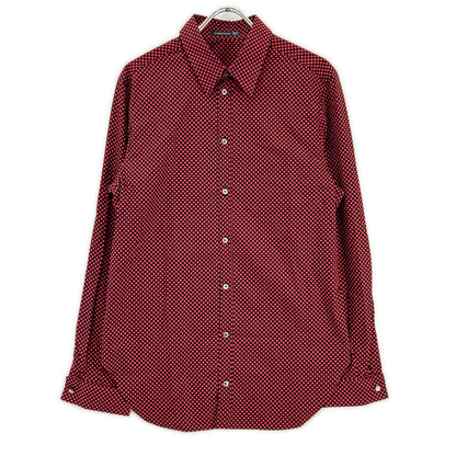 ALEXANDER McQUEEN アレキサンダーマックイーン HSMQ-NM-1009 初期タグ本人期ダブルカフスドット柄シャツ トップス