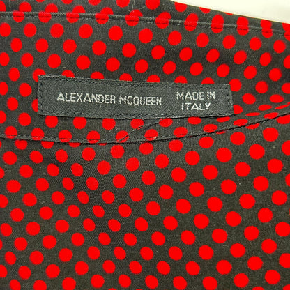 ALEXANDER McQUEEN アレキサンダーマックイーン HSMQ-NM-1009 初期タグ本人期ダブルカフスドット柄シャツ トップス