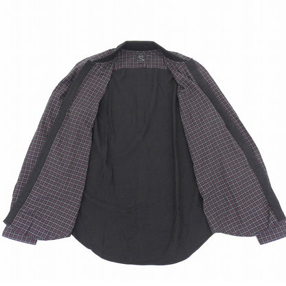 McQ Alexander McQueen マックキュー チェック 長袖 シャツ ロゴ刺繍 トップス メンズ ネイビー 50 290451 RX512 トップス