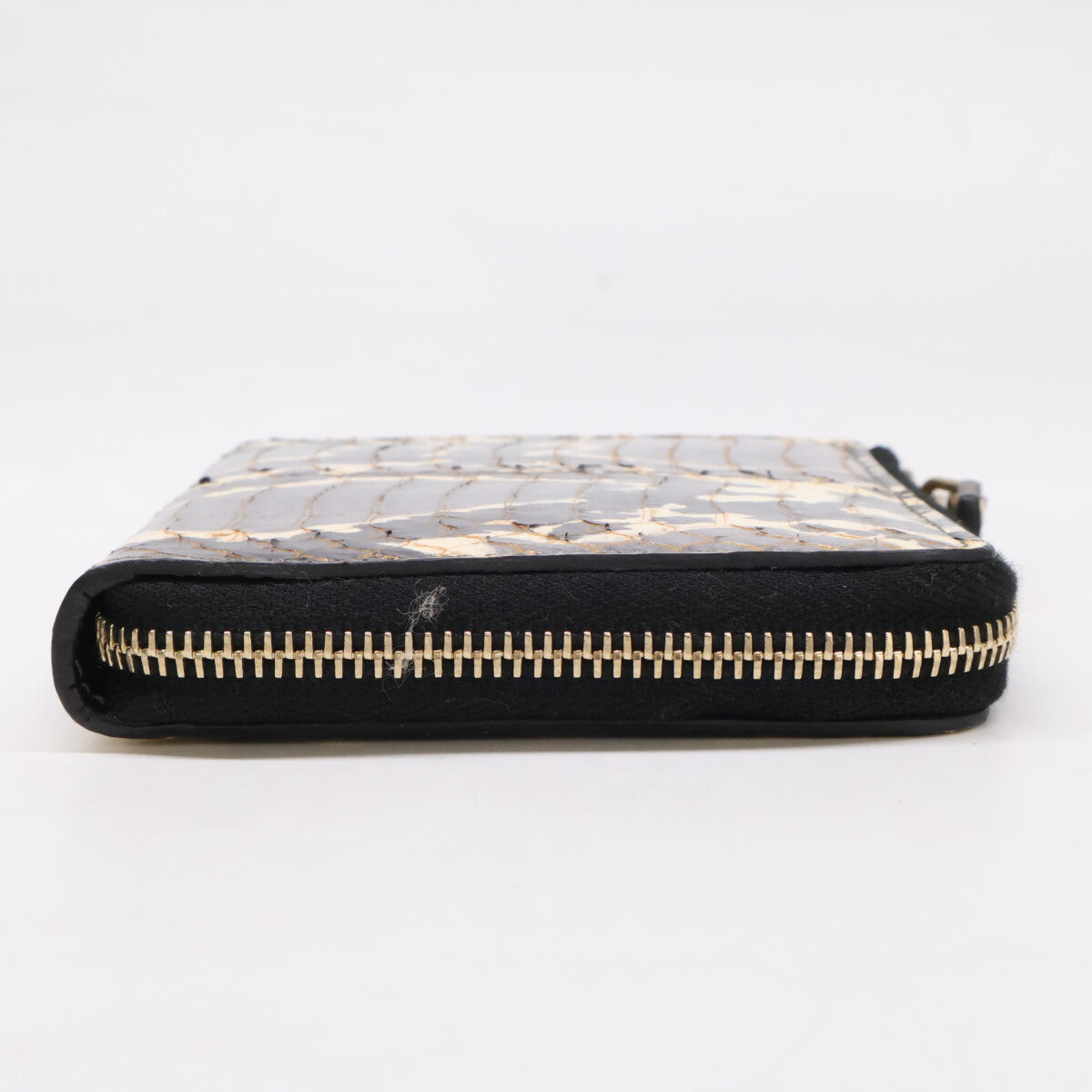 ALEXANDER McQUEEN アレキサンダーマックイーン 298883 パイソン L字ファスナー コインケース