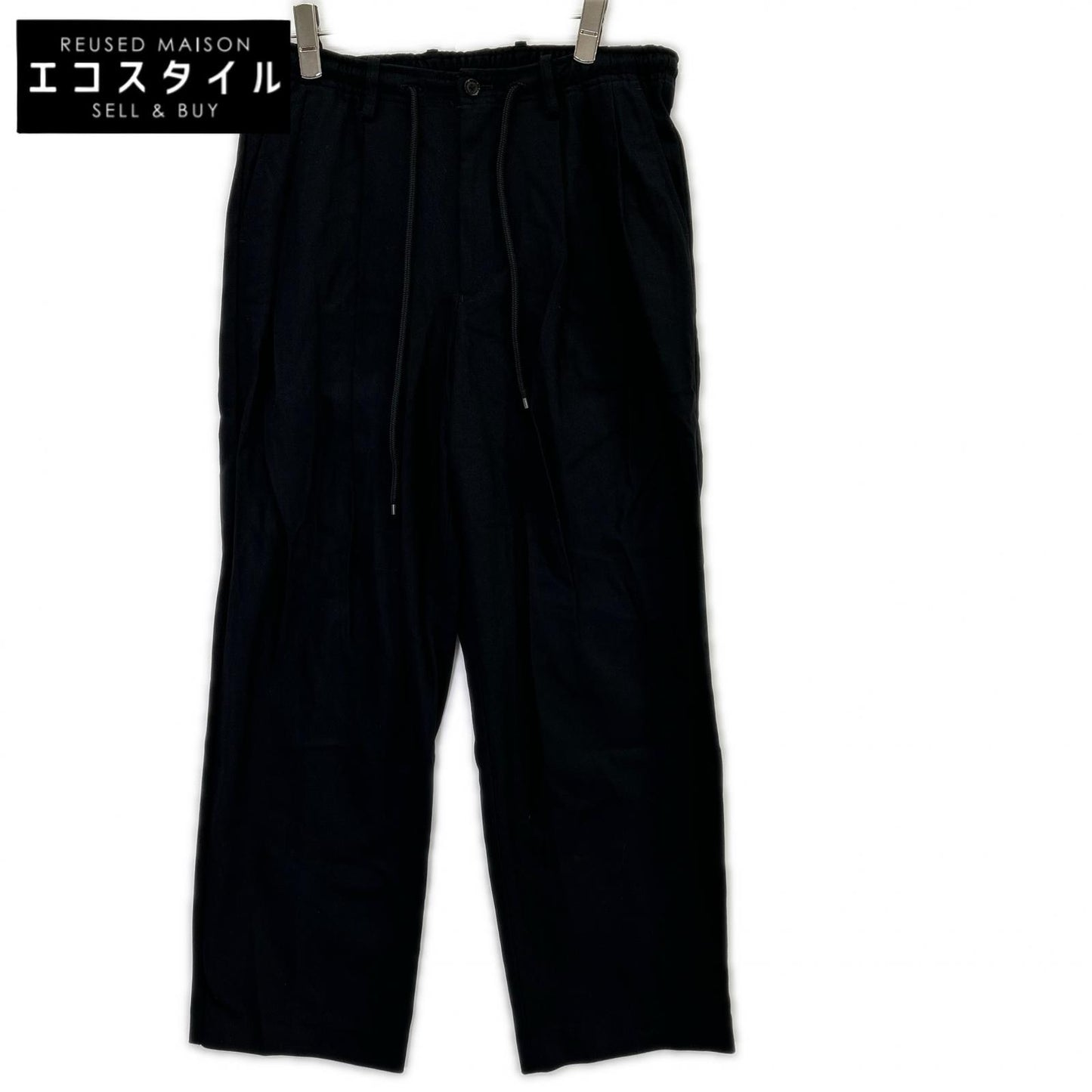 MARKAWARE マーカウエア A26A93PT02C ブラック コットン サバイバルクロス トラウザーズパンツ ボトムス