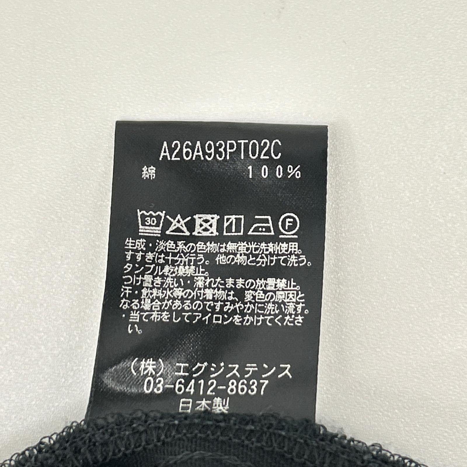 MARKAWARE マーカウエア A26A93PT02C ブラック コットン サバイバルクロス トラウザーズパンツ ボトムス