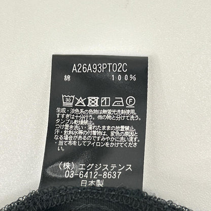 MARKAWARE マーカウエア A26A93PT02C ブラック コットン サバイバルクロス トラウザーズパンツ ボトムス