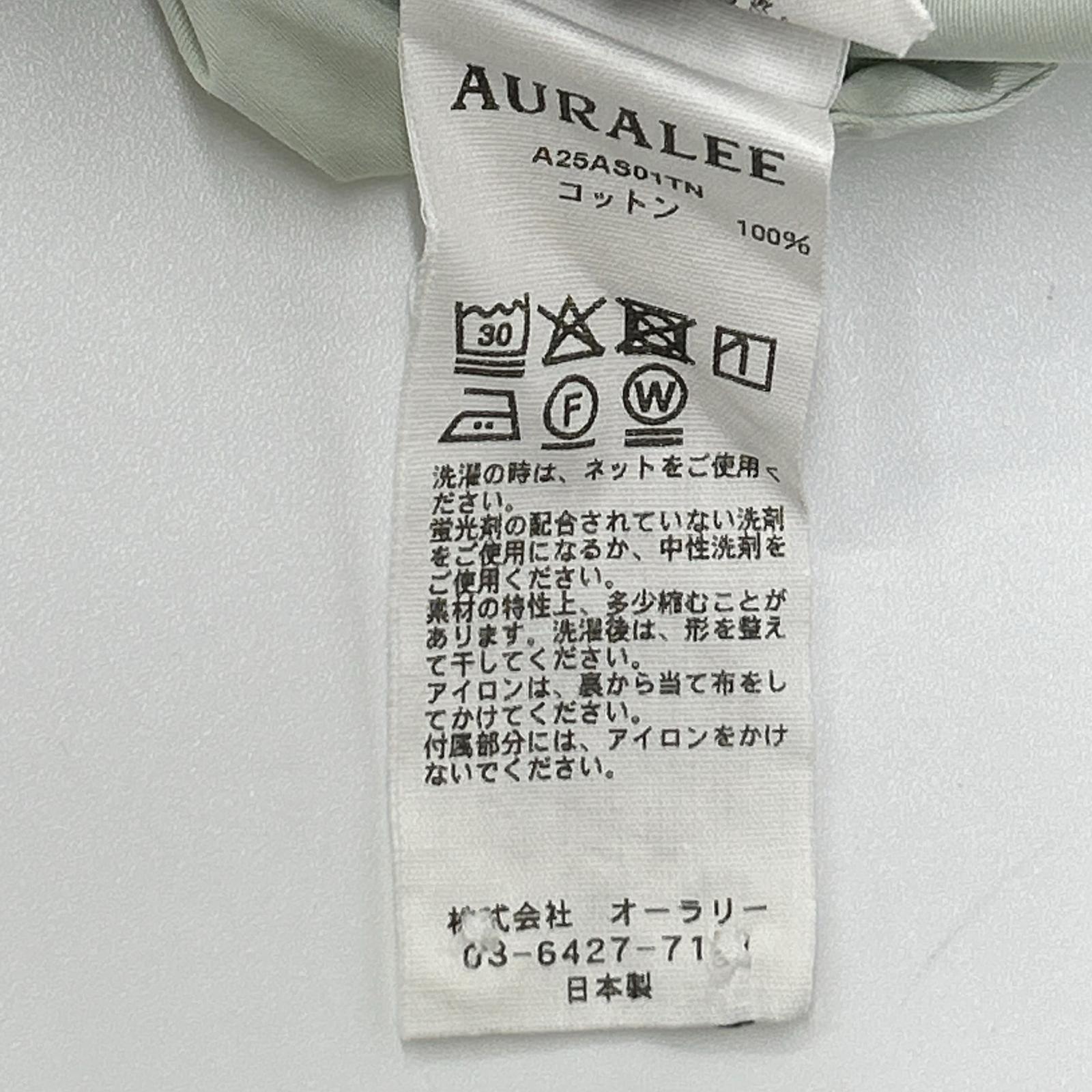 AURALEE オーラリー 【美品/25年製】A25AS01TN WASHED FINX TWILL SHIRT 長袖シャツ トップス