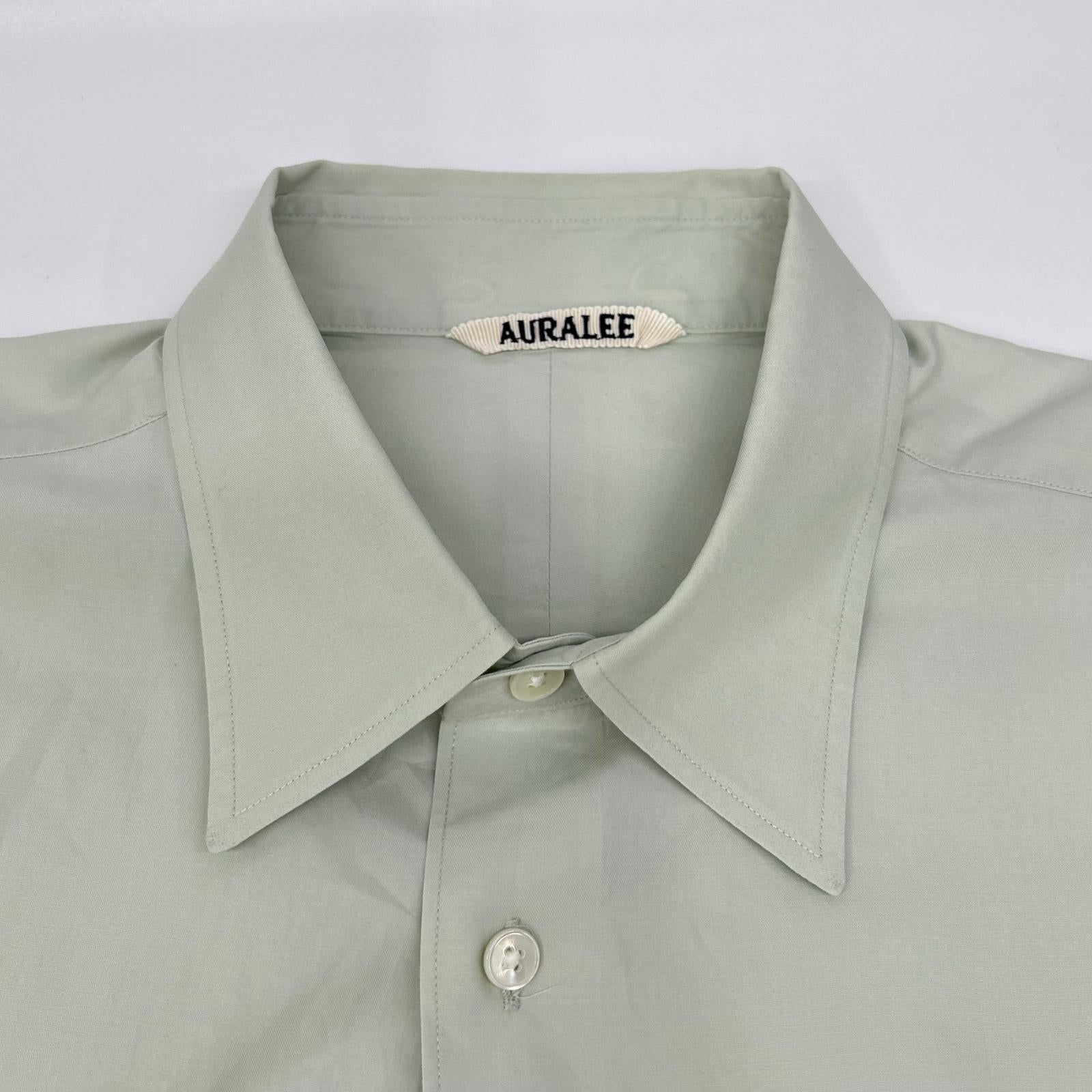 AURALEE オーラリー 【美品/25年製】A25AS01TN WASHED FINX TWILL SHIRT 長袖シャツ トップス