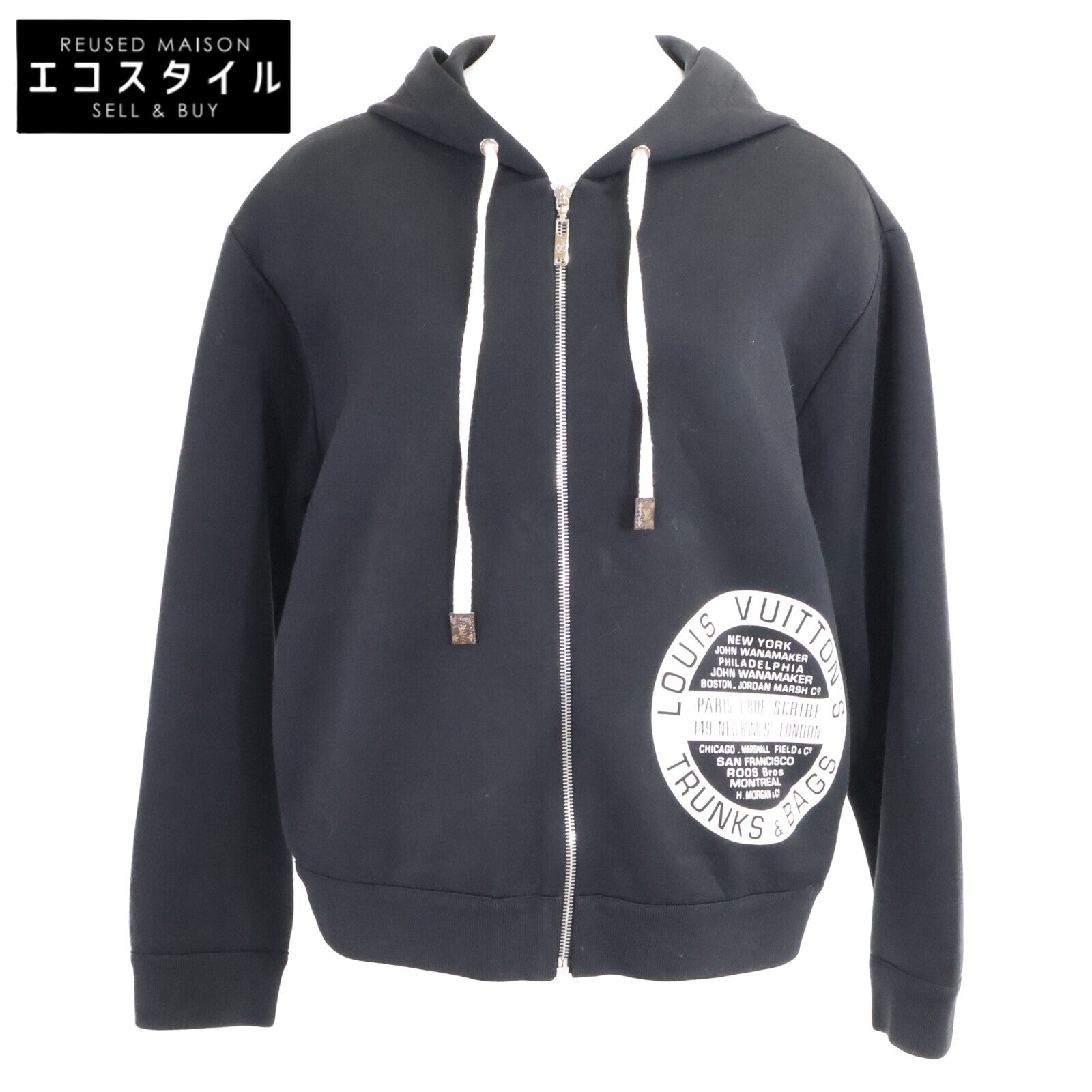 LOUIS VUITTON 【Excellent Condition/Official Domestic Item】RW192W FED FIST01 LV Stamp Zip-Up Hoodie